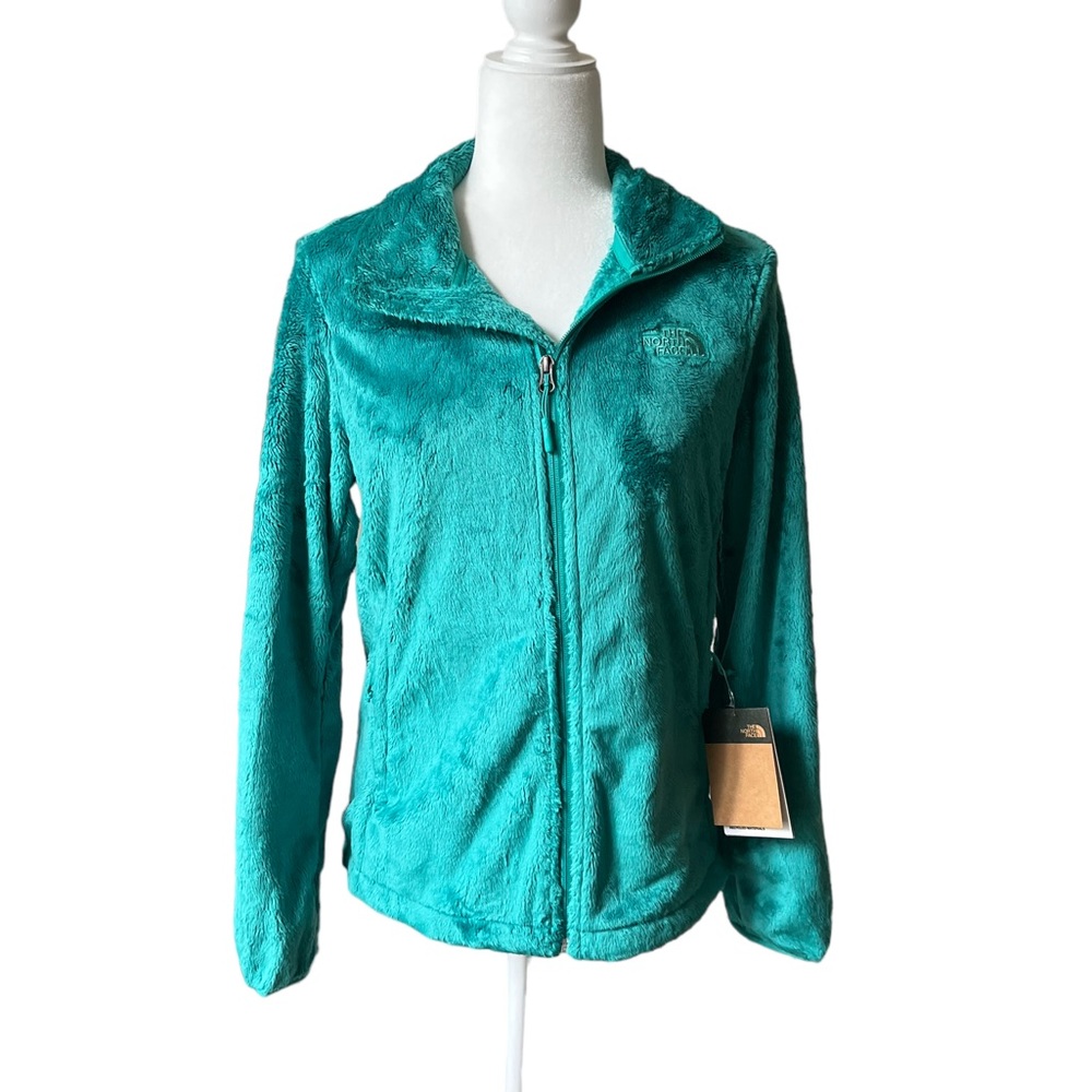 The North Face Full Zip Osito Fleece Jacket Women’s Porcelain Green Small